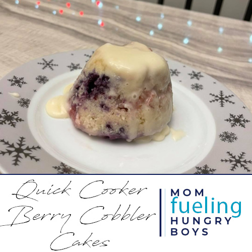 Quick Cooker Berry Cobbler Cake